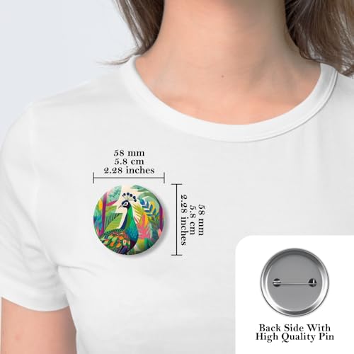 Image of Motivational Pins Badges 58mm Size | Round Button Badges | Inspirational Quotes | Return Gift | Event Badges | Kids Badges | Women brooches | Perfect for Backpacks
