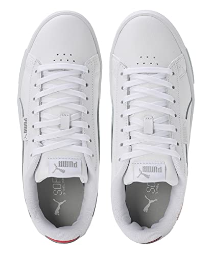 Image of PUMA Women's Sneaker, White White Silver Eggshell Blue, 8.5