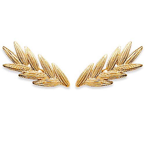 Boucles d'oreilles en plaqué or épi de blé TATA GISELE, l'élégance solaire pour votre quotidien