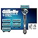 Gillette Fusion 5 ProShield Regolabarba Uomo, Rasoio a Mano Libera, 6 Lamette da Barba (da 5 Lame), Doppia Striscia Lubrificante, Tecnologia Flexball, Fino a 1 Mese di Rasatura con 1 Lametta