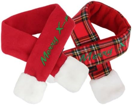 Puppia Santa Claus Scarf, X-Large, Checkered Red, XL - Image 3