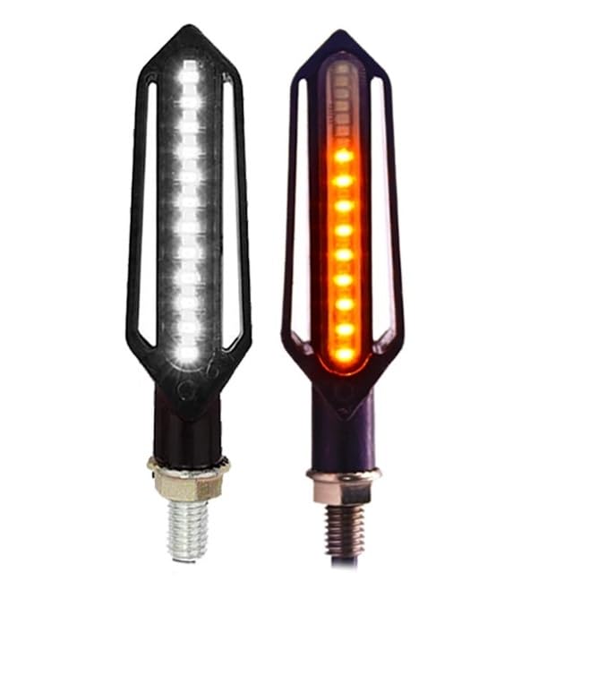 Clignotants universels pour motos à LED avec signaux d'arrêt intégrés