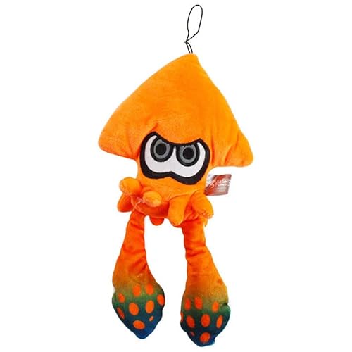 スプラ トゥーン All Star Collection Squid Neon Yellow  Plush Toy, Height 9.8 inches