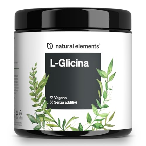 L-Glicina in polvere – 500 g (scorta di 11 mesi) – gusto neutro – vegana, dosaggio ottimale, senza additivi – prodotto e testato in laboratorio in Germania