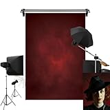 Kate 1.5x2.2m 赤 背景布 フォトスタジオ 家族写真 撮影用 背景布 装飾用 カスタマイズ可能背景
