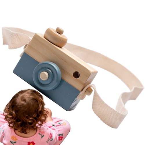 キッズカメラ,木製 リアル 写真 用 小道具 - インタラクティブビデオ録画ごっこ遊び,幼児・子供・幼稚園・保育園・家庭・旅行・室内・室外・遊び場・誕生日・クリスマス向け