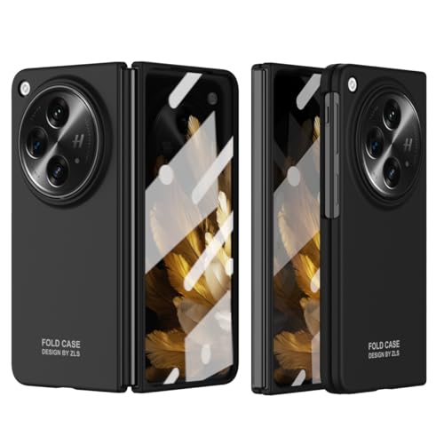 �����^�y�ʃP�[�X Oneplus Open �ƌ݊�������A�q���W + �X�N���[���v���e�N�^�[�t���A�ϏՌ����̊��S�ی���ȃJ�o�[ �ƌ݊�������(BLACK)