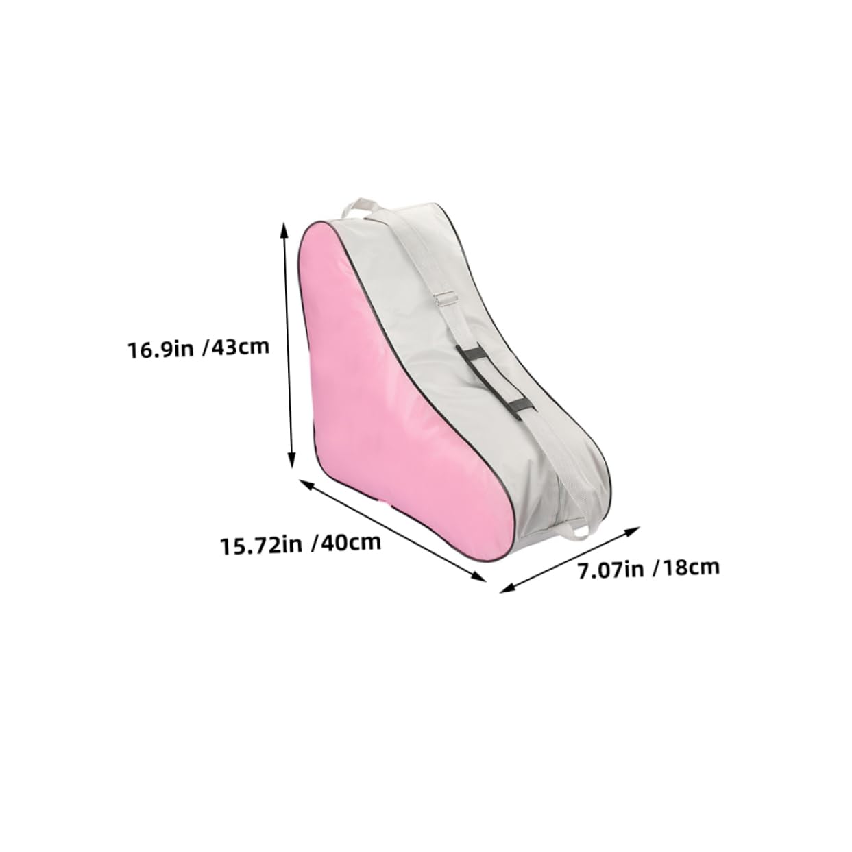 ifundom 2pcs Portable Skate Bag Multifunctional Storage for Figure Roller Inline Skates Stylish Backpack Design for Sports Fitness Activities