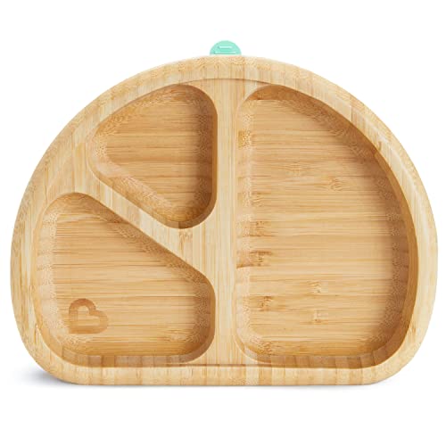 Munchkin® Bambou™ Divided Suction Plate - Eco-Friendly Bamboo Dinnerware for Babies and Toddlers Munchkin® Bambou™ Divided Suction Plate - Eco-Friendly Bamboo Dinnerware for Babies and Toddlers