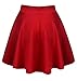 Emma & Giovanni - Mini Corto Elástica Plisada Básica Falda - Mujer...