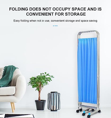 Paravent médical pliable pour isoler les lits en salle de surveillance