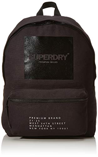 Preisvergleich Produktbild Superdry Damen Portland Backpack Rucksack, Schwarz (Black), 30x40x13 cm