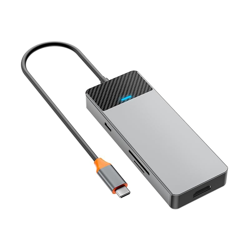 WIWU Linker A721HD 7 In 1 USB-C Hub - Grey