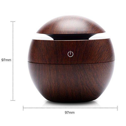 Difusor Aromatizador Umidificador Óleo Essencia 7 Cores Led