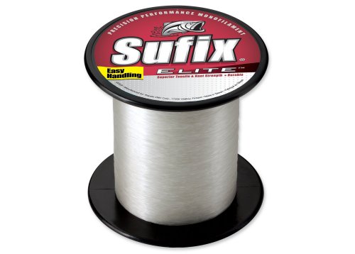 Sufix Elite 1000-Yards Spool Size Fishing Line (Clear, 6-Pound)