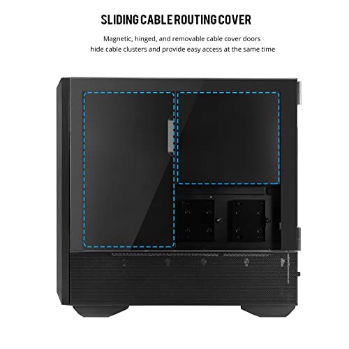 Lian Li Lancool Iii E-Atx Pc Case, Spacious Rgb Gaming Computer Case With Hinged Tempered Glass Doors, Fine Mesh Panels, 4X140Mm Pwm Fans Pre-Installed High Airflow Chassis (Black) #TOP5