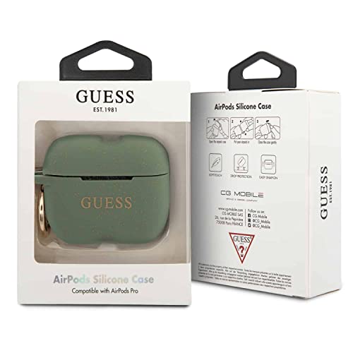 Guess Silicone Cover Anello per Apple Airpods Pro