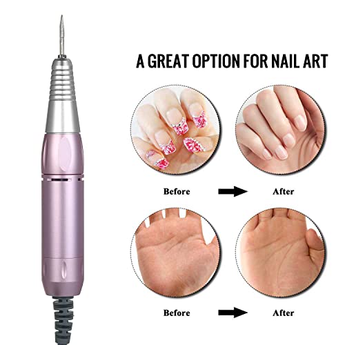 Outil de pédicure et nail art rose pour remplacer une poignée de lime