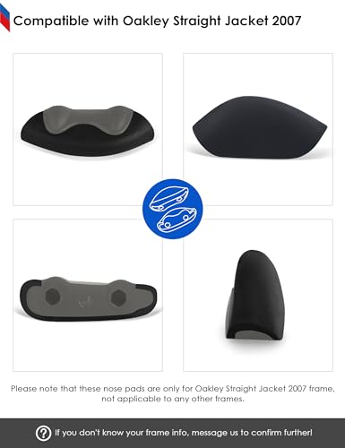 Image of BLAZERBUCK Replacement Nose Pads for Oakley Straight Jacket 2007 Sunglass