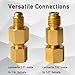 R134A Refrigerant Tank Adapter, 6015 and 6014 AC Adapter Fitting Kit, 1/2