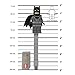IQ Lego DC Super Heroes Batman USB Book Light (CL20), Ages 6+, Includes 1 Book Light