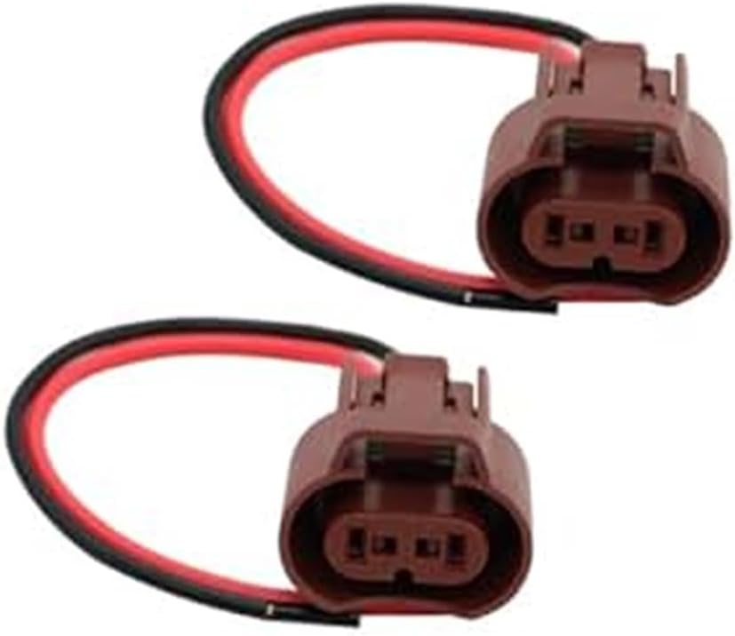 New for Wire Pigtail Female U 9006 HB4 Two Harness Fog Light Socket Connector Lamp Genuine OEM