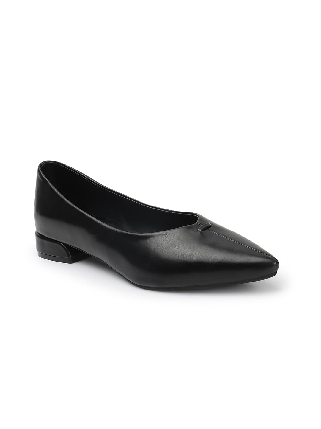 Women Comfortable Slipon Pump Shoes with Block Heels, Pointed Toe for Casual and Formal wear-image-26