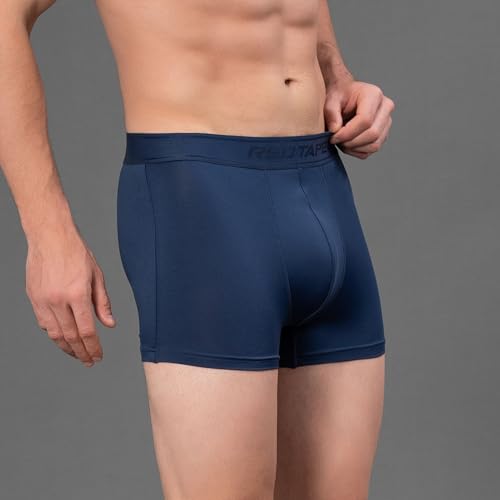 Image of Red Tape Men's Polyester Premium Solid Trunks | Comfort & Durability | Everyday Essential