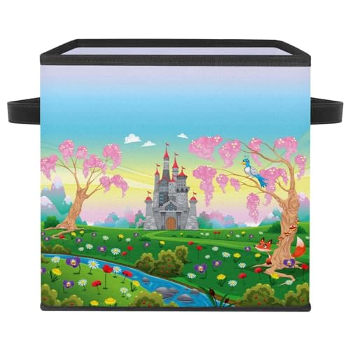 Bacs de rangement avec poignées solides pour jouets et vêtements