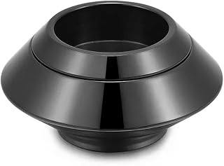 MYPOWER Candelabro votivo de Acero Inoxidable 316L Altamente Pulido, urna para Cenizas, Tarro de cremación de Recuerdo para relicario de Humanos o Mascotas, Color Negro