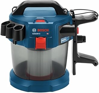 BOSCH GAS18V-3N 18V 2.6 gallon Vacuum Bare Tool, Blue