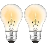 2 -Pack Oven Light Bulbs，Appliance Oven Refrigerator Bulbs,120v 40 Watt Lava Lamp Reflector，A15 Sh