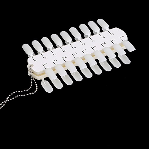 Andoer Camada dupla de cartão de cores para unhas Maquiagem Nail Art Prática de treinamento Gráfico