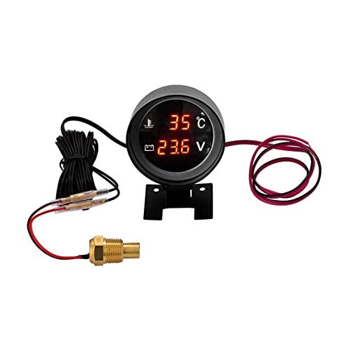 Generic Voltímetro medidor de temperatura da água do carro Premium substitui acessórios para carro L