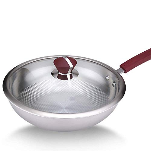 Wok de acero inoxidable 304 32X8.2 cm