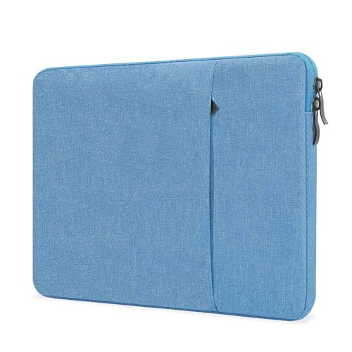 ProElife 13-Inch Laptop Sleeve Case for 2025-2022 MacBook Air 13.6 inch with Apple M4 M3 M2 Chip & 2022 MacBook Pro 13.3 inch M2 Chip Accessory Traveling Carrying Bag Cover Simple Case (Light Blue)