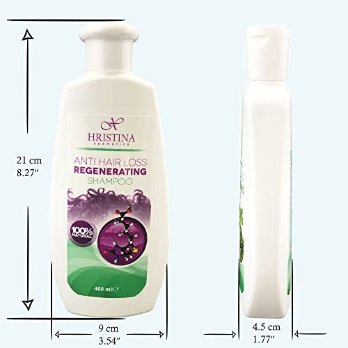 Anti Hair Loss Shampoo | 100% Natural Hair Care | Hair Growth Shampoo, Reducing Hair Loss And Repair Treatment With Argan oil, Jojoba and Avocado oils For Men and Women | 400 ml - Image 5