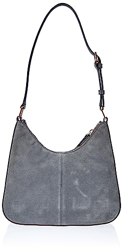 Mandarina Duck Velvet Plisse Hobo, mujer, talla única, London Fog, Talla única