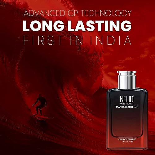 Image of NEUD Luxury Perfume Combo for Men, EDP Gift Set, 100ml x 2 Bottles, Long Lasting Citrus Fragrance