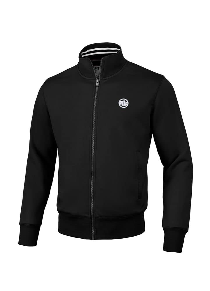 PITBULL Men's Sweatshirt Pit Bull West Coast Oldschool Small Logo L Black