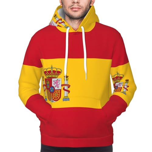 Sweat à capuche espagnol pour homme en coton épais