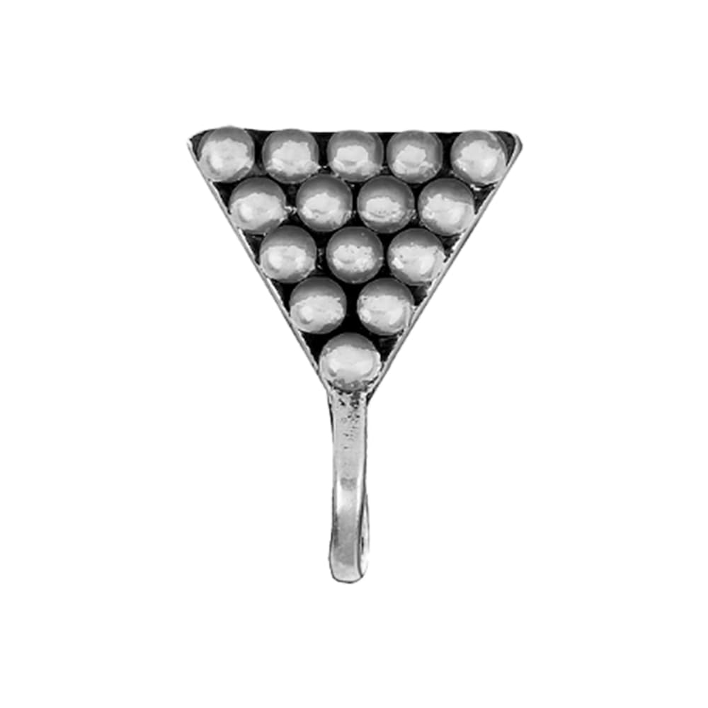 GIVA 925 Silver Oxidised Bead Triangle Nose pin | Gifts for Women and Girls | With Certificate of Authenticity and 925 Stamp | 6 Month Warranty* (B0BBW54B8C) Amazon Price History, Amazon Price Tracker