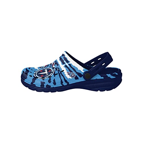 Image of FOCO Mens NFL Team Logo Tie-dye Garden Water Sandals Shoes Slipper Clogs with Strap