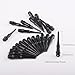 Deetenks Soft Dart Tips 500 Pack 2BA Thread Plastic Soft Tip Dart Points Soft Dart Tips Replacement Dart Accessories for Dartboard-Black