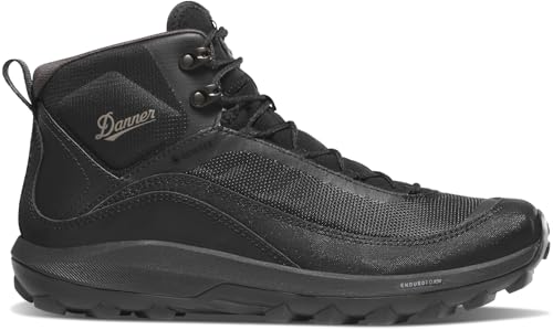 Danner Men's N45 Mid Gore-Tex Waterproof Hiking Boots - Non-Insulated Nylon-Poly Upper, Cushioned Midsole, Lugged Outsole Grip, Jet Black - 10.5EE