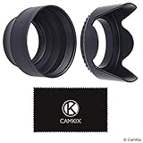 ✅ WESENTLICHE DSLR KAMERA ZUBEHÖR ►Dieser Satz enthält 2 Kamera-Objektiv Sonnenblenden, die mit allen 49mm Objektiven kompatibel sind. Überprüfen Sie immer die Linsengewindegröße Ihrer Kamera vor der Bestellung. Der korrekte Ø-Durchmesser-Wert befindet sich auf der Vorderseite des Objektivs oder unter dem Objektivdeckel.
