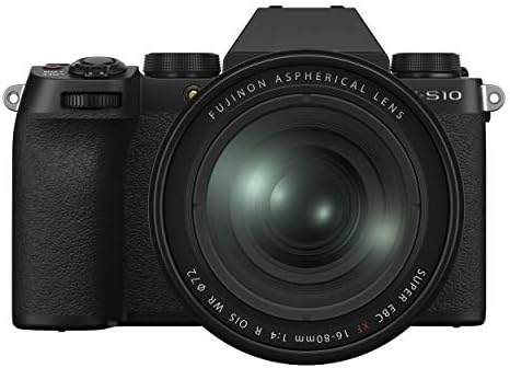 Fujifilm X-S10 Mirrorless Digital Camera XF16-80mm Lens Kit - Black