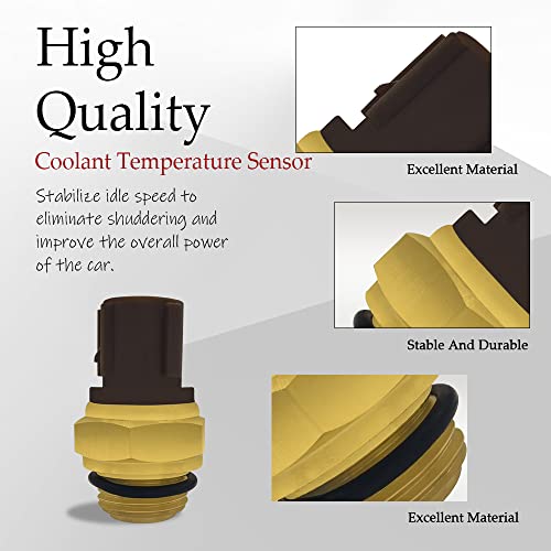 Radiator Coolant Fan Switch, Water Temperature Sensor 37760-P00-003, Engine Coolant Temperature Sensor Compatible With Honda Acura Cl Integra Rsx Tl, Civic Cr-V Odyssey #TOP2