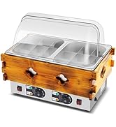 Amazon | SolKin 業務用 おでん鍋 ステンレス 電気 0-300℃温度調節可能