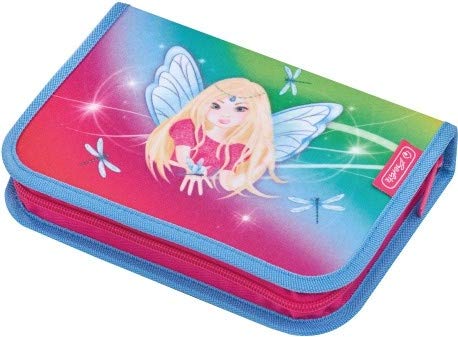Herlitz 50014309 - Estuche escolar (31 piezas), diseño de hada arcoíris